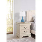 Table de Chevet Rectangle en Bois HomeStock pour Salon et Chambre