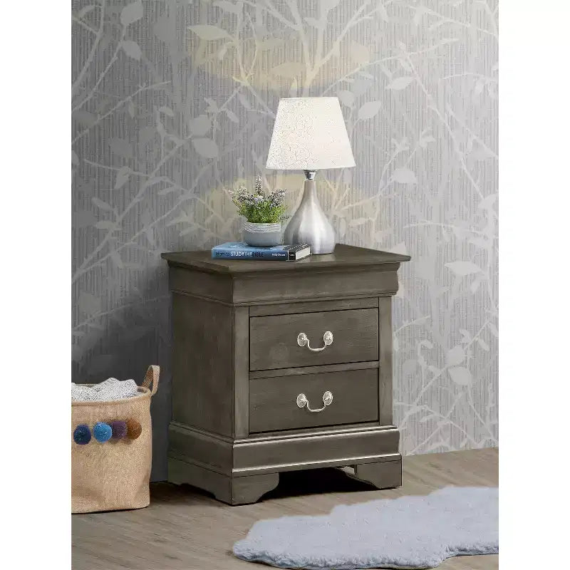 Table de Chevet Rectangle en Bois HomeStock pour Salon et Chambre