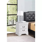 Table de Chevet Rectangle en Bois HomeStock pour Salon et Chambre