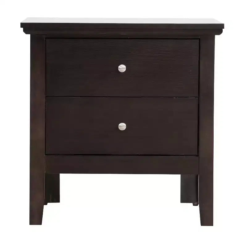 Table de chevet rectangulaire en bois de cerisier HomeStock pour salon et chambre à coucher