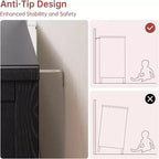 Commode à 8 tiroirs pour chambre à coucher, meuble TV vintage de 59 po avec poignées sculptées et pieds fuselés, commode en bois avec grande capacité de rangement