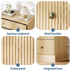 Commode de chambre à 5 tiroirs, armoire verticale en bois, avec poignées en métal, adaptée aux appartements, chambres à coucher, salons et salles à manger.