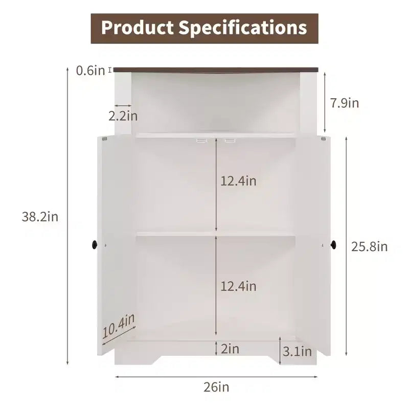 64.8 Grande Armoire d'Angle de Ferme avec 4 Portes et 5 Étagères de Rangement, Armoire de Rangement de Ferme avec Design de Porte de Grange