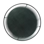 GDFStudio Carson Ensemble table basse et table d'appoint rondes modernes en métal 2 pièces avec plateau en verre