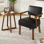 Fauteuil d'appoint moderne avec cadre en bois pour salon, chambre et salle à manger
