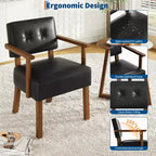 Fauteuil d'appoint moderne avec cadre en bois pour salon, chambre et salle à manger