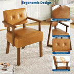 Fauteuil d'appoint moderne avec cadre en bois pour salon, chambre et salle à manger