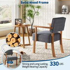 Fauteuil d'appoint moderne avec cadre en bois pour salon, chambre et salle à manger