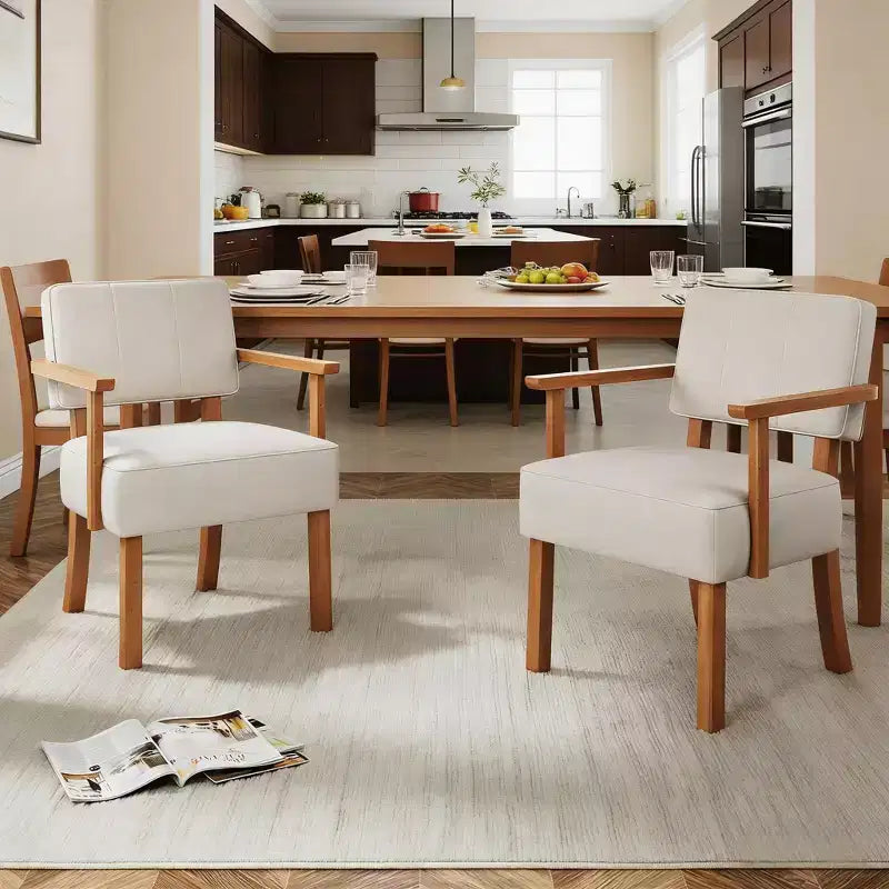 Fauteuil d'appoint moderne avec cadre en bois pour salon, chambre et salle à manger