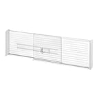 iDesign Séparateurs de tiroir profonds extensibles en plastique – Organiseurs de rangement réglables pour cuisine et maison, 33,4 x 3,2 x 14,6 cm, lot de 8