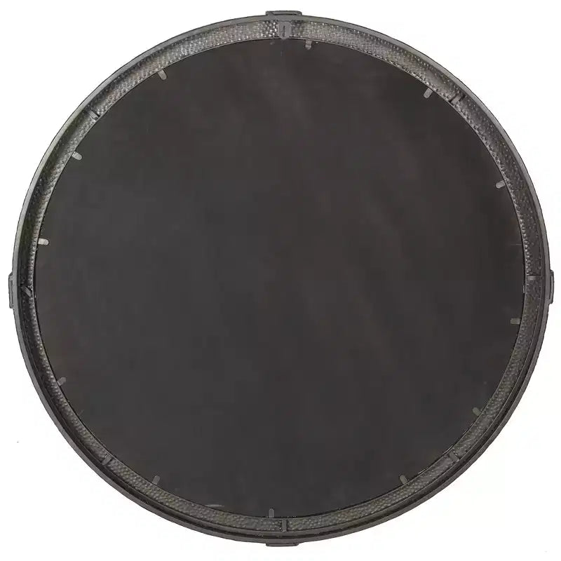Miroir rond en métal Shailene - CMI4000 - Argent - Safavieh Couture