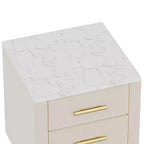 Table de chevet moderne, meuble à 3 tiroirs (N733P208520A)
