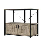 Meuble aquarium robuste pour cuves de 150-190 litres – Armoire métal et bois, supporte 300 kg, rangement pour accessoires de poisson, organisateur élégant pour la maison