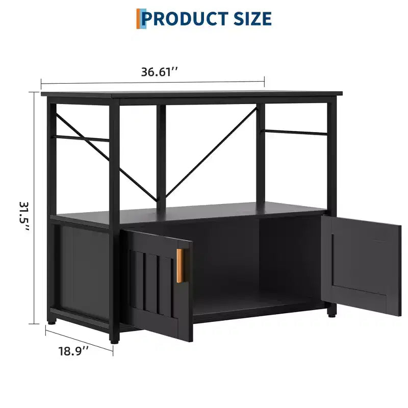 Meuble aquarium robuste pour cuves de 150-190 litres – Armoire métal et bois, supporte 300 kg, rangement pour accessoires de poisson, organisateur élégant pour la maison