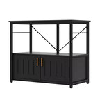 Meuble aquarium robuste pour cuves de 150-190 litres – Armoire métal et bois, supporte 300 kg, rangement pour accessoires de poisson, organisateur élégant pour la maison