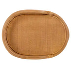 Table d'appoint à 2 étagères en rotin Shayleen - CWK3023 - Naturel - Safavieh Couture