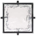Table d'appoint en verre coulé Giabelle - SFV7905 - Noir/Transparent - Safavieh Couture