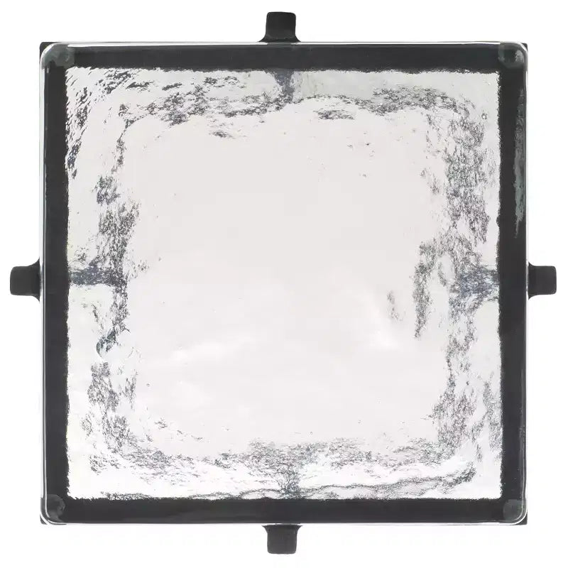 Table d'appoint en verre coulé Giabelle - SFV7905 - Noir/Transparent - Safavieh Couture