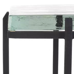 Table d'appoint en verre coulé Giabelle - SFV7905 - Noir/Transparent - Safavieh Couture
