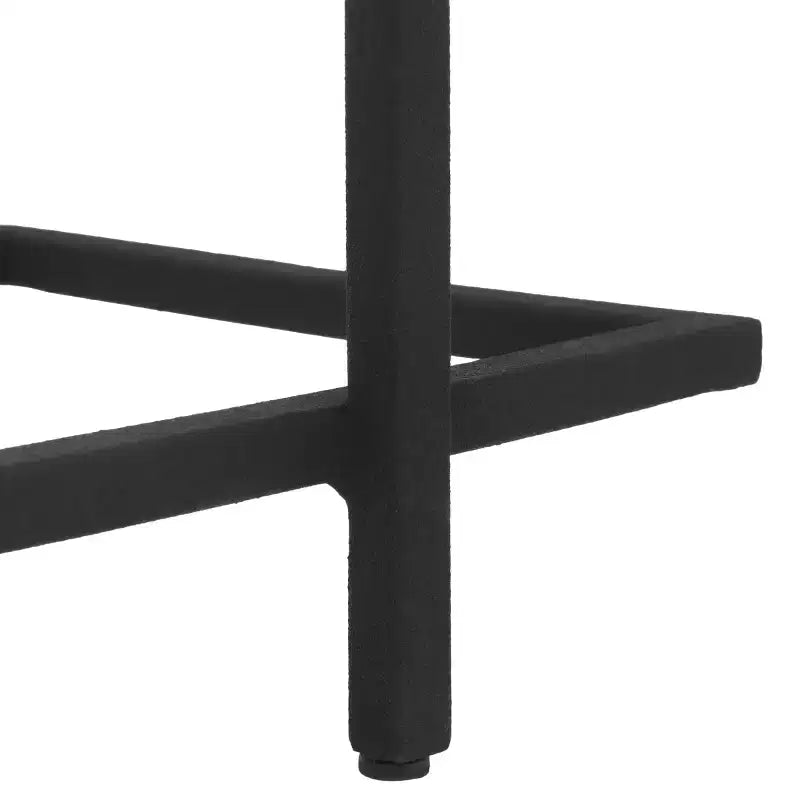 Table d'appoint en verre coulé Giabelle - SFV7905 - Noir/Transparent - Safavieh Couture