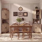 64,8 " Armoire de coin de ferme haute avec portes, placard de rangement pour garde-manger avec étagères réglables pour la cuisine, le salon et la salle de bain