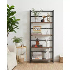 Étagère pliante à 4/5 niveaux – Bibliothèque industrielle sans assemblage pour bureau à domicile