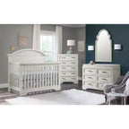 Lit de bébé convertible Westwood Baby | Foundry Arch Top - Blanc Colombe