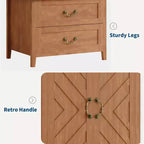 Grande Armoire en Bois en Forme de V de 180 cm, 2 Portes et Tiroirs, Tringle à Suspendre, Grand Meuble de Rangement Autonome, Marron