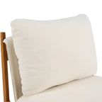 Christopher Knight Home Vista Chaise d'appoint Mocha avec cadre en bois naturel, lot de 2