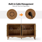 Janey 58 Buffet à 4 portes de large|HULALA HOME-ACORN