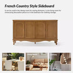 Janey 58 Buffet à 4 portes de large|HULALA HOME-ACORN