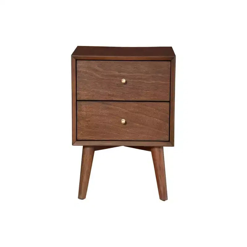 Table de chevet Flynn, Noyer