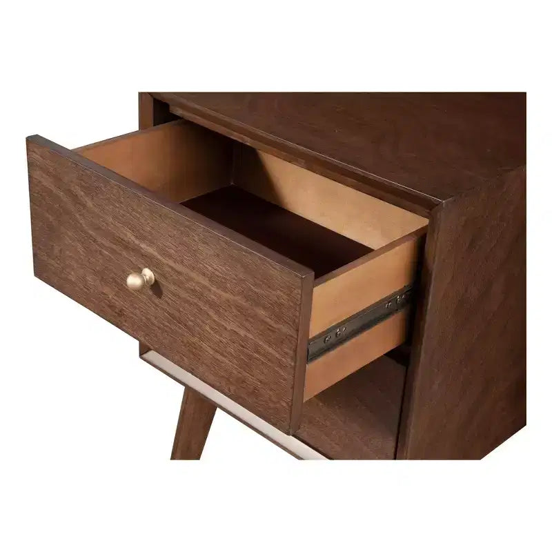 Table de chevet Flynn, Noyer