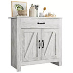 Meuble de buffet, armoire de rangement de cuisine avec tiroirs, porte, étagères réglables, buffet autoportant avec placard de rangement