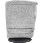 Chaise longue pivotante en mousse Summit Adventure avec appuie-tête, compatible avec le sol, chaise de jeu réglable, gris 26x23x14 pouces