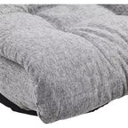 Chaise longue pivotante en mousse Summit Adventure avec appuie-tête, compatible avec le sol, chaise de jeu réglable, gris 26x23x14 pouces