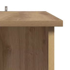 vidaXL Table de bar avec étagère Bois d'ingénierie Salle à manger Cuisine Haute Haute Murale Pièce