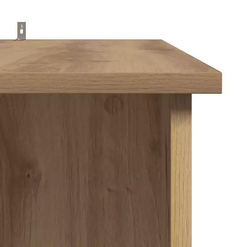 vidaXL Table de bar avec étagère Bois d'ingénierie Salle à manger Cuisine Haute Haute Murale Pièce