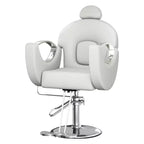 Fauteuil de barbier professionnel inclinable Garvee, chaise de salon de beauté pour barbier et domicile, fauteuil de salon pivotant à 30° pour coiffeur