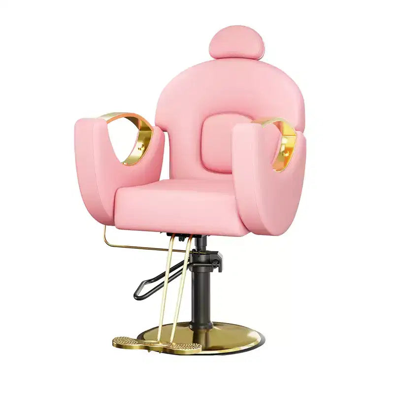 Fauteuil de barbier professionnel inclinable Garvee, chaise de salon de beauté pour barbier et domicile, fauteuil de salon pivotant à 30° pour coiffeur