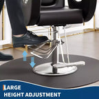 Fauteuil de barbier professionnel inclinable Garvee, chaise de salon de beauté pour barbier et domicile, fauteuil de salon pivotant à 30° pour coiffeur