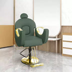 Fauteuil de barbier professionnel inclinable Garvee, chaise de salon de beauté pour barbier et domicile, fauteuil de salon pivotant à 30° pour coiffeur