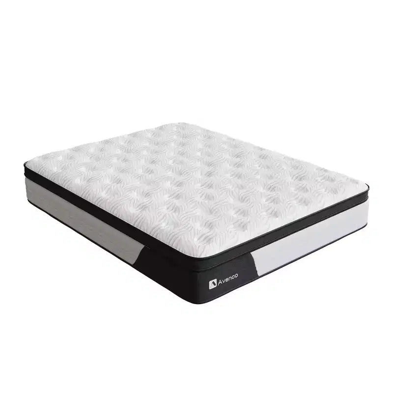 Matelas hybride en mousse à mémoire de forme Avenco de 10-12 pouces, rafraîchissant et de fermeté moyenne, certifié CertiPUR-US et OEKO-TEX