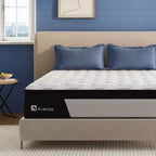 Matelas hybride en mousse à mémoire de forme Avenco de 10-12 pouces, rafraîchissant et de fermeté moyenne, certifié CertiPUR-US et OEKO-TEX