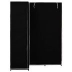 vidaXL Armoire d'angle de placard Armoire de chambre à coucher Portant à vêtements autonome Rail