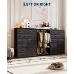 Portant à vêtements 16 tiroirs avec 2 étagères, organiseur de placard autoportant haut, portant à vêtements robuste pour le rangement et l'organisation de la chambre à coucher