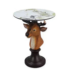 Table d'appoint Tête de cerf Zeus & Ruta, Table d'appoint Statue d'animal pour la décoration du salon