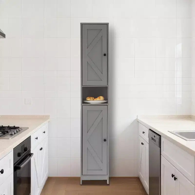 Ensemble de meubles de salle de bain modernes, 2 portes coulissantes, 1 tiroir, étagères réglables, pour salle de bain, cuisine, entrée, salon