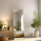 JIONJOY 16x59 Full Length Mirror, Shatterproof HD Glass Metal Frame, Floor/Wall Mounted for Bedroom Closet Entryway