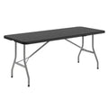 Flash Furniture 6-Foot Bi-Fold Plastic Folding Table